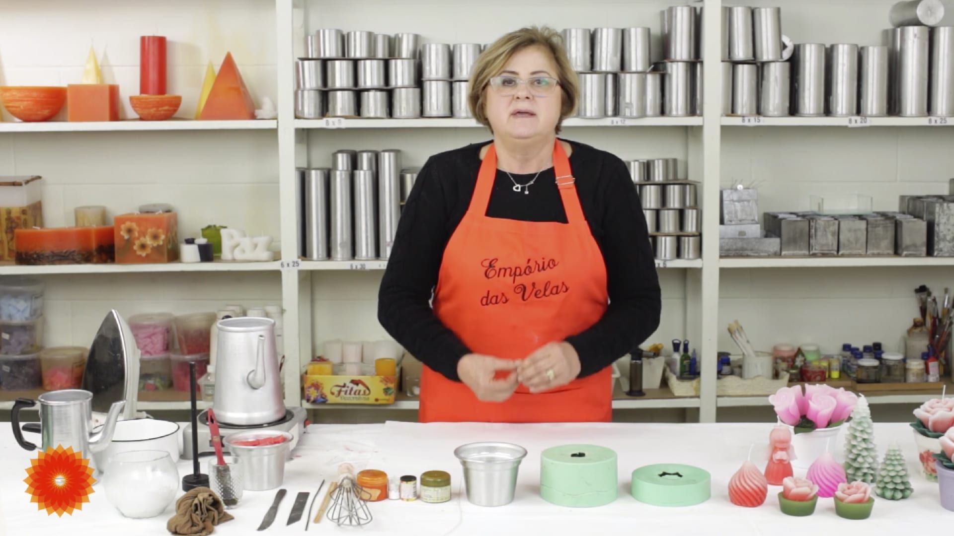 Vela Artesanal Bicolor