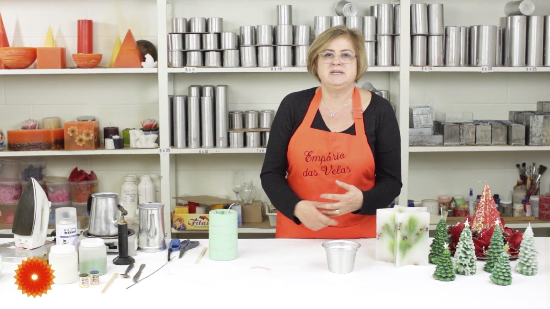 Vela Artesanal Natalina